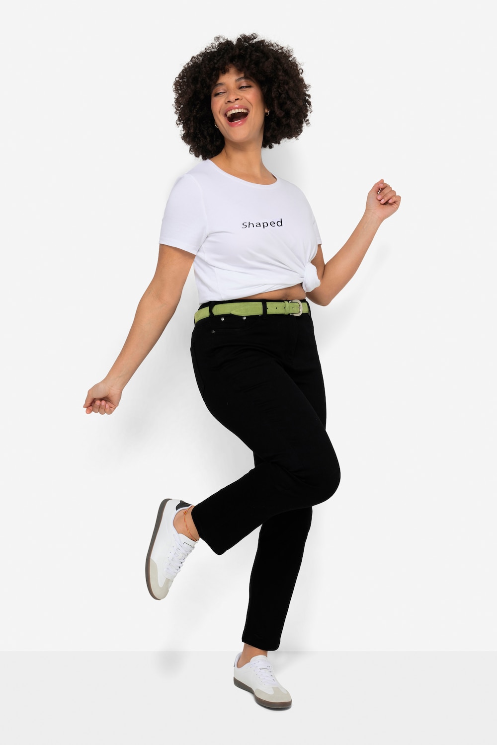 Große Größen Shaping-Jeans Bea, Damen, schwarz, Größe: 27, Baumwolle, Angel of Style von Angel of Style