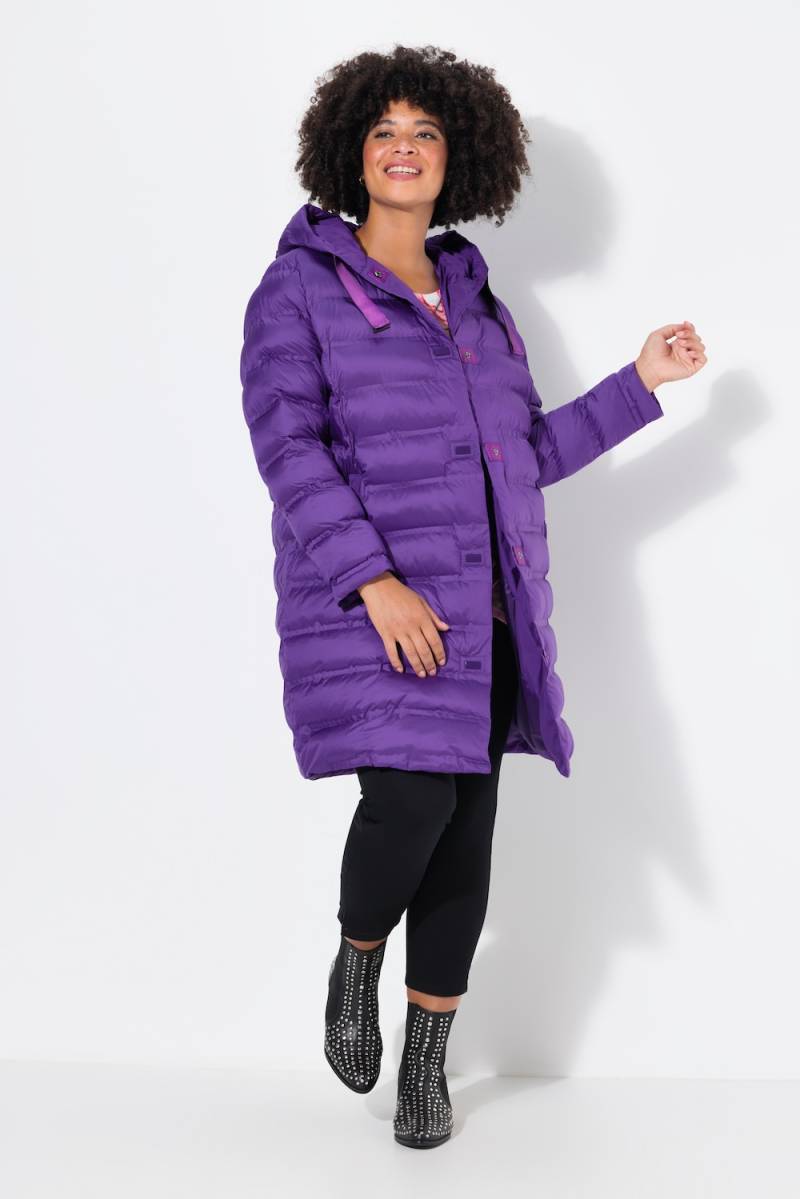 Große Größen Steppmantel, Damen, lila, Größe: 54, Polyester, Angel of Style von Angel of Style