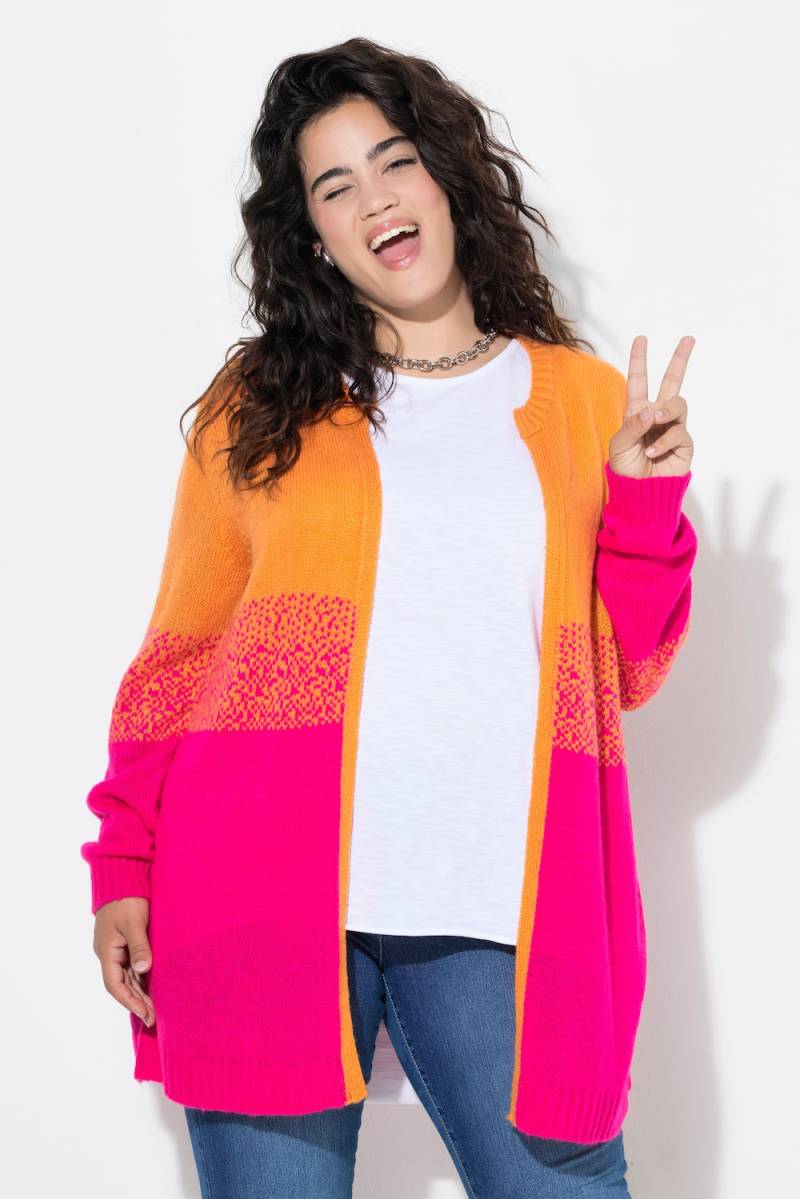 Große Größen Strickjacke, Damen, rosa, Größe: 46/48, Synthetische Fasern, Angel of Style von Angel of Style