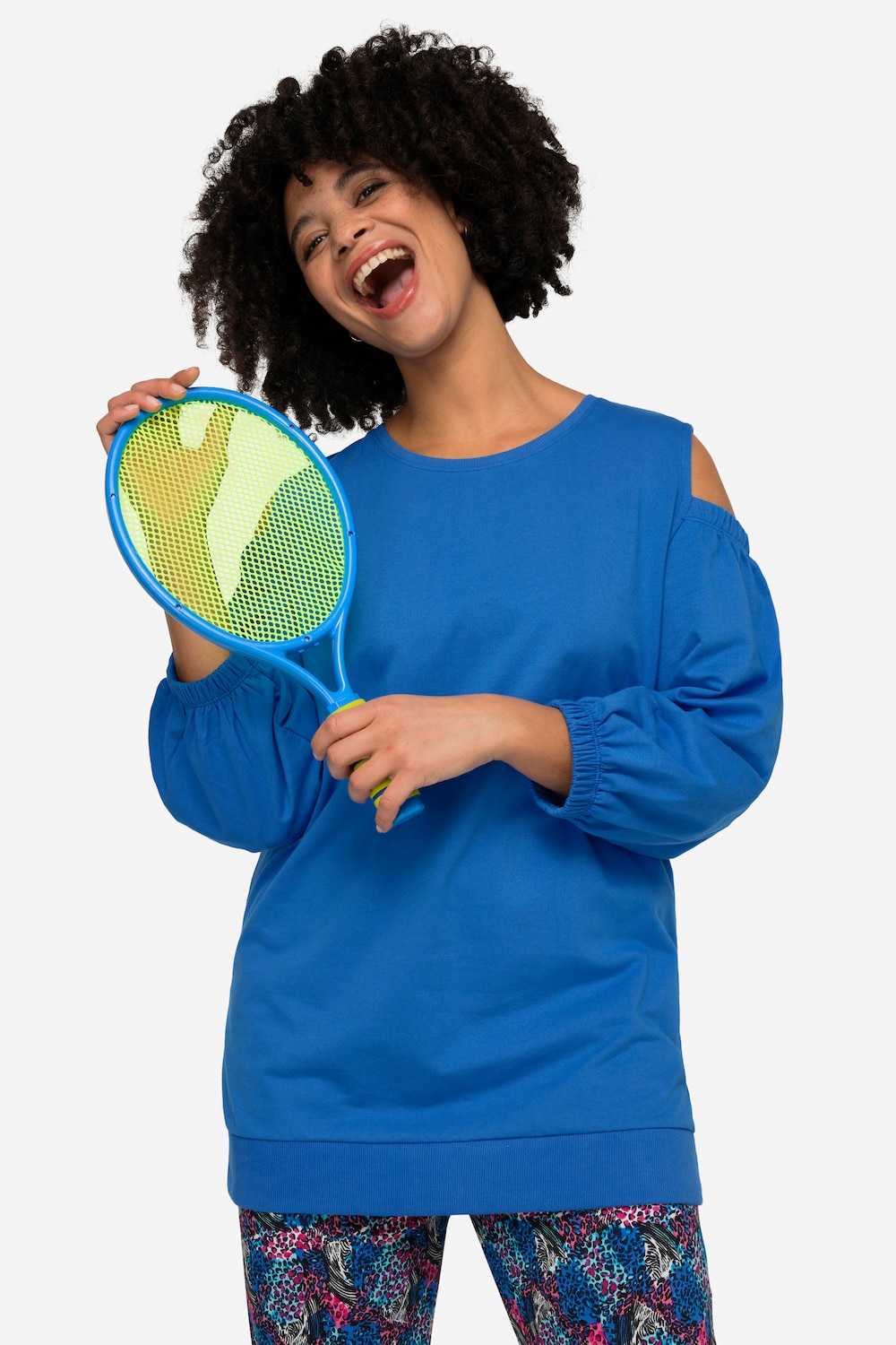 Große Größen Sweater, Damen, blau, Größe: 58, Baumwolle, Angel of Style von Angel of Style