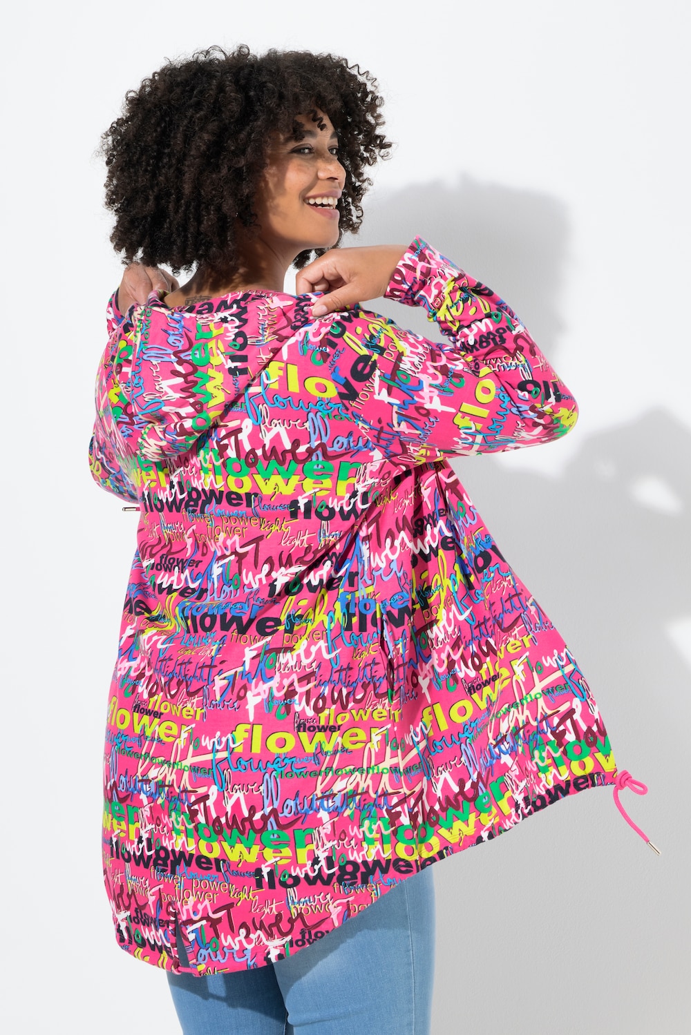 Große Größen Sweatjacke, Damen, rosa, Größe: 60, Baumwolle, Angel of Style von Angel of Style