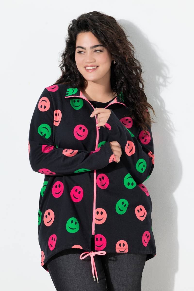 Große Größen Sweatjacke, Damen, schwarz, Größe: 46, Baumwolle, Angel of Style Große Größen Sweatjacke, Damen, schwarz, Größe: 46, Baumwolle, Angel of Style von Angel of Style