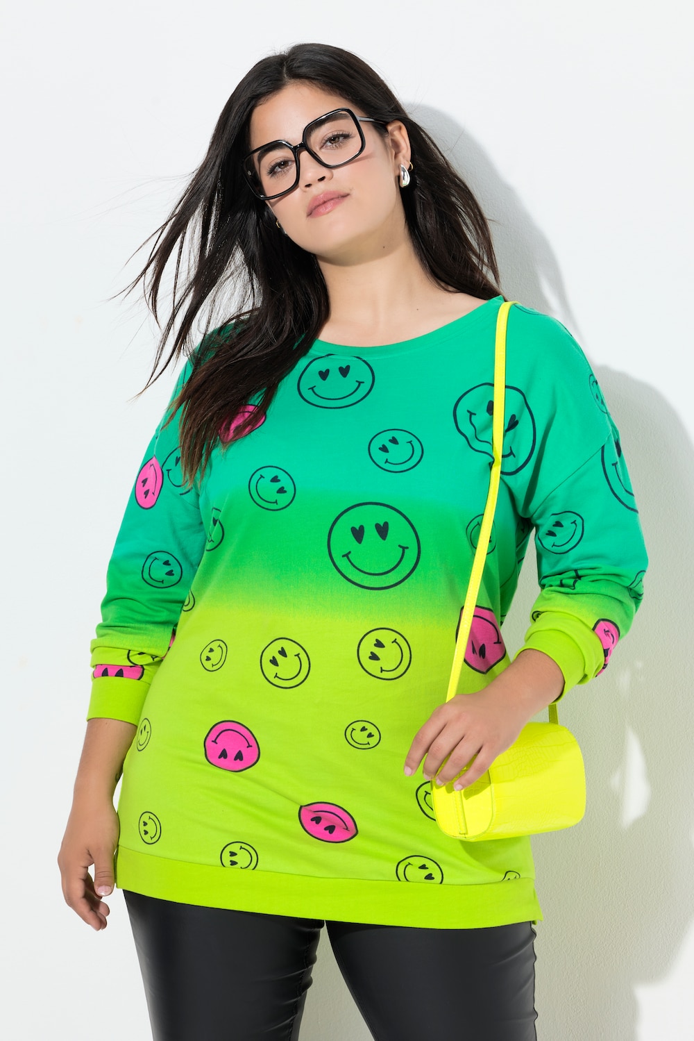 Große Größen Sweatshirt, Damen, grün, Größe: 48, Baumwolle, Angel of Style von Angel of Style