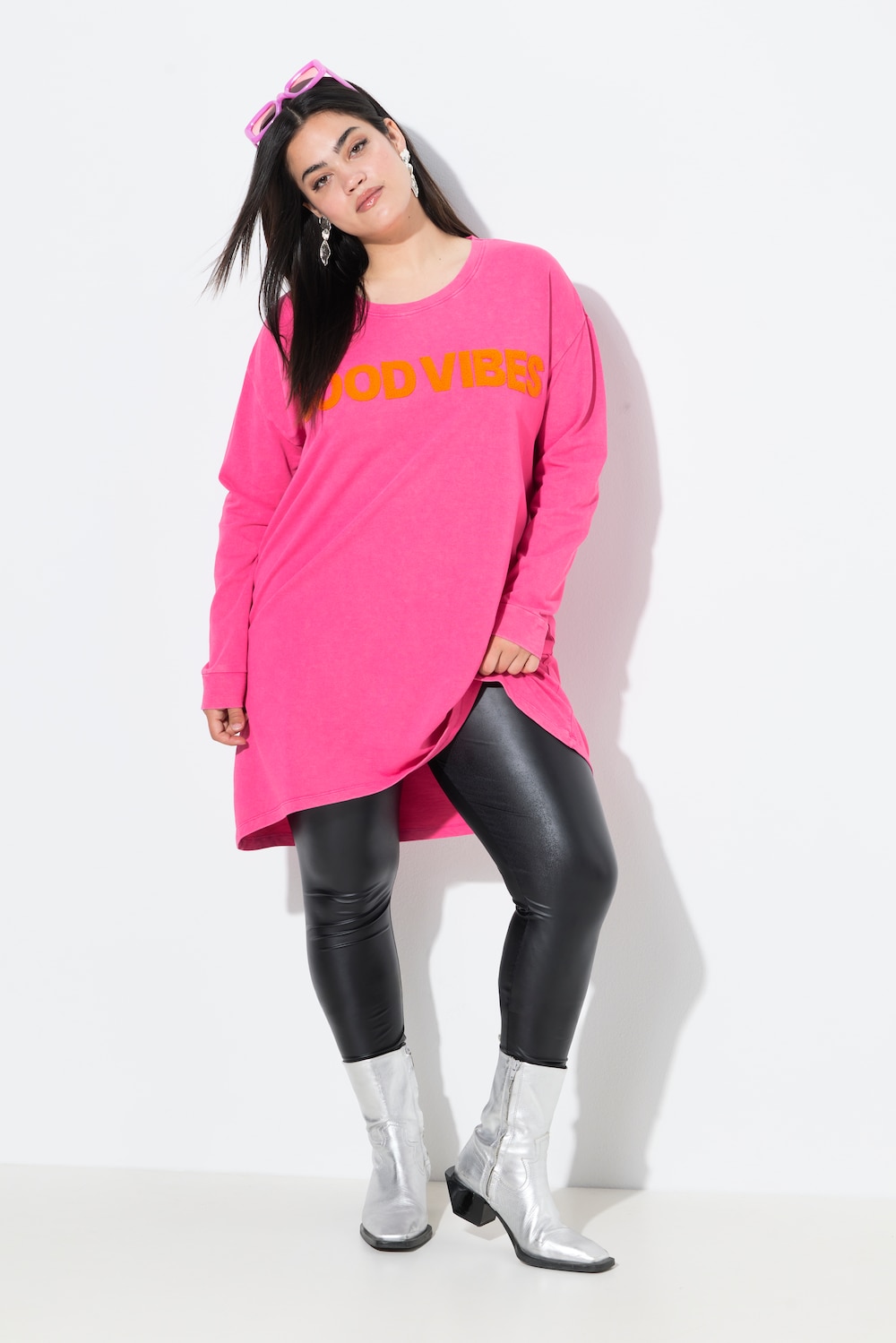 Große Größen Sweatshirt, Damen, rosa, Größe: 60, Baumwolle, Angel of Style Große Größen Sweatshirt, Damen, rosa, Größe: 60, Baumwolle, Angel of Style von Angel of Style