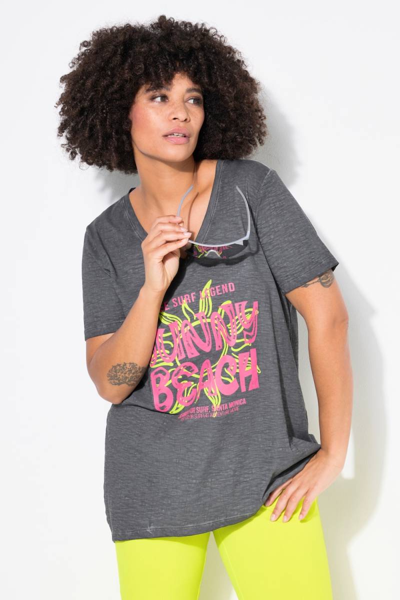 Große Größen T-Shirt, Damen, grau, Größe: 44, Baumwolle, Angel of Style von Angel of Style