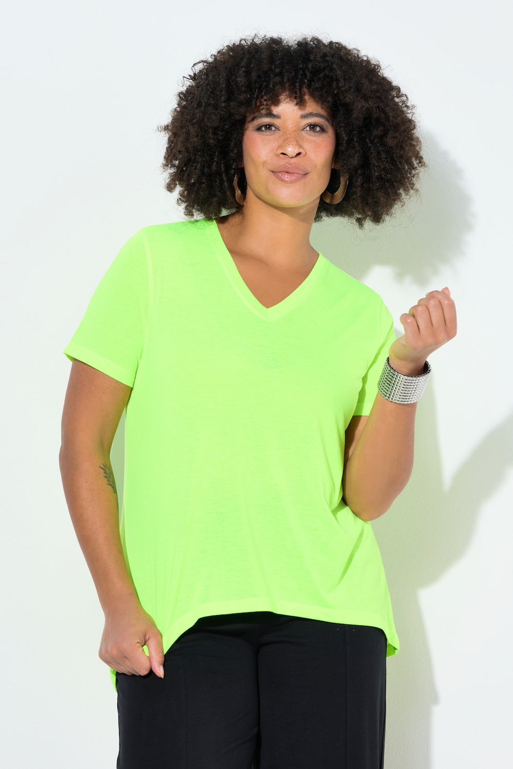 Große Größen T-Shirt, Damen, grün, Größe: 54, Polyester, Angel of Style von Angel of Style