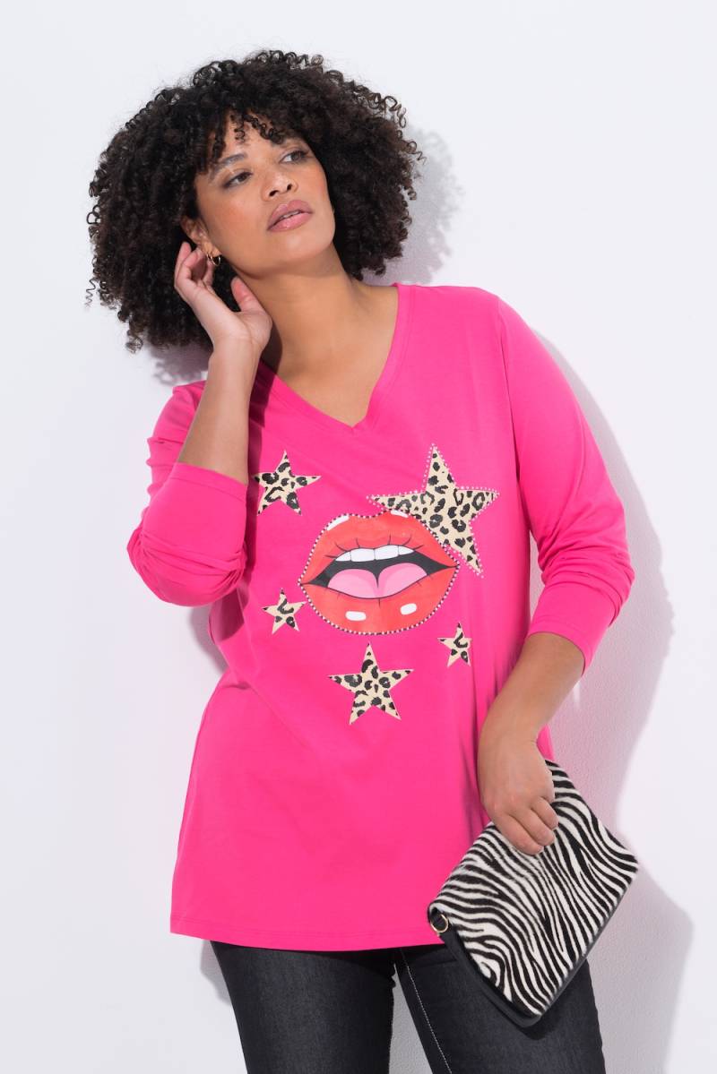 Große Größen T-Shirt, Damen, rosa, Größe: 46, Baumwolle, Angel of Style von Angel of Style