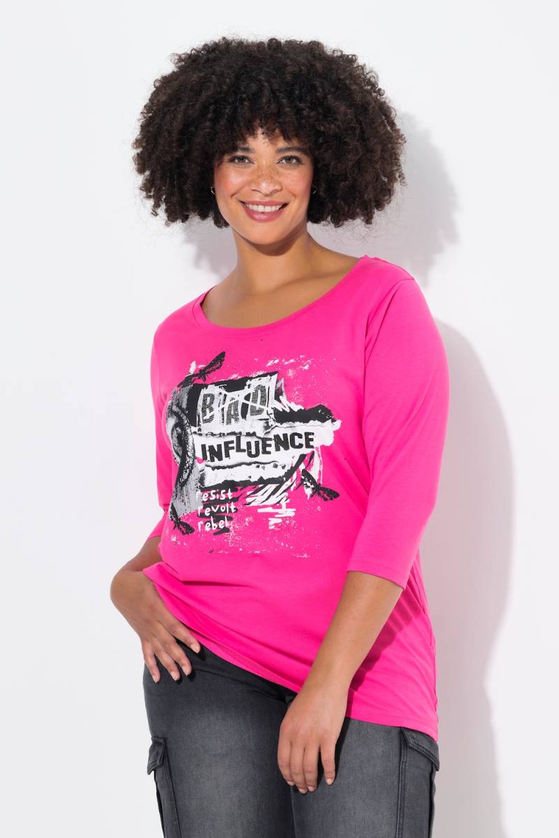 Große Größen T-Shirt, Damen, rosa, Größe: 54, Baumwolle, Angel of Style von Angel of Style