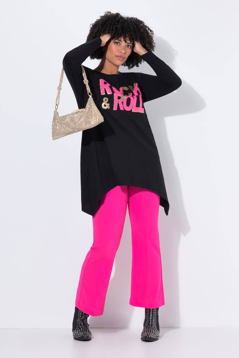 Große Größen T-Shirt, Damen, schwarz, Größe: 50, Baumwolle, Angel of Style von Angel of Style