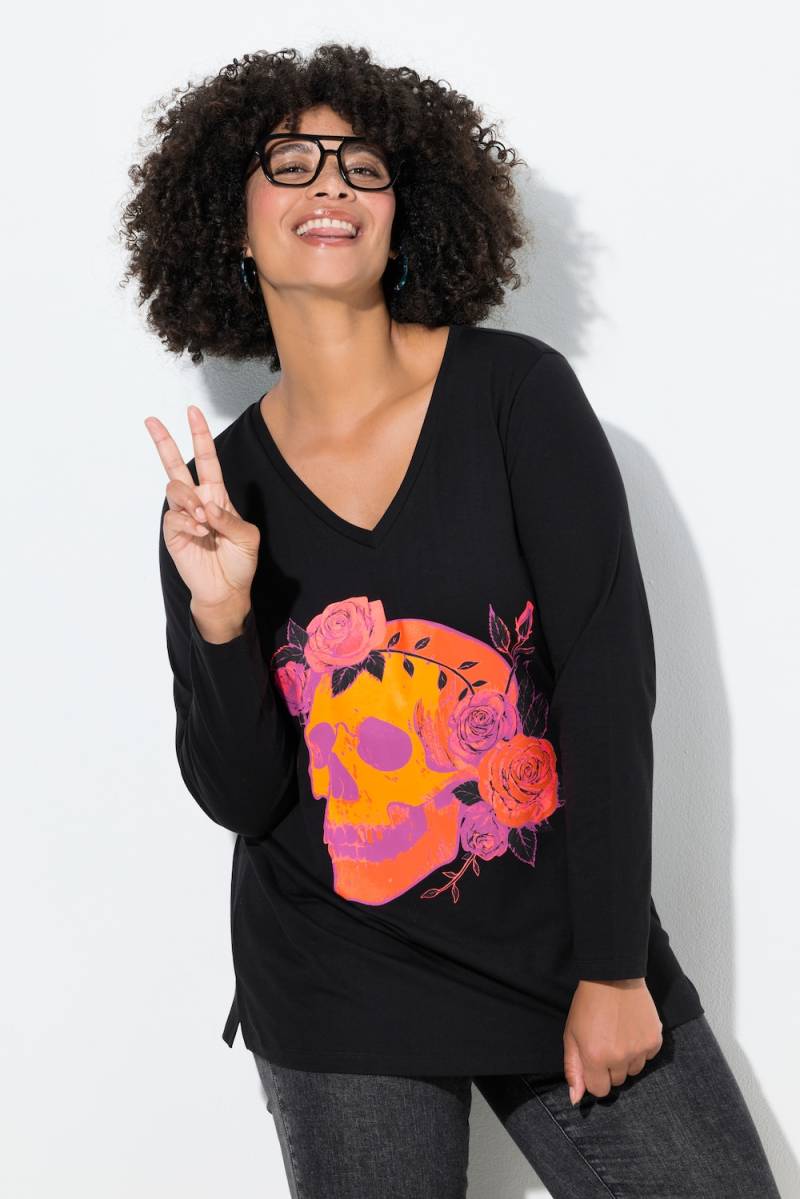 Große Größen T-Shirt, Damen, schwarz, Größe: 58, Baumwolle, Angel of Style von Angel of Style