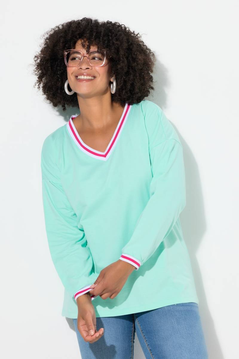 Große Größen T-Shirt, Damen, türkis, Größe: 44, Baumwolle, Angel of Style von Angel of Style