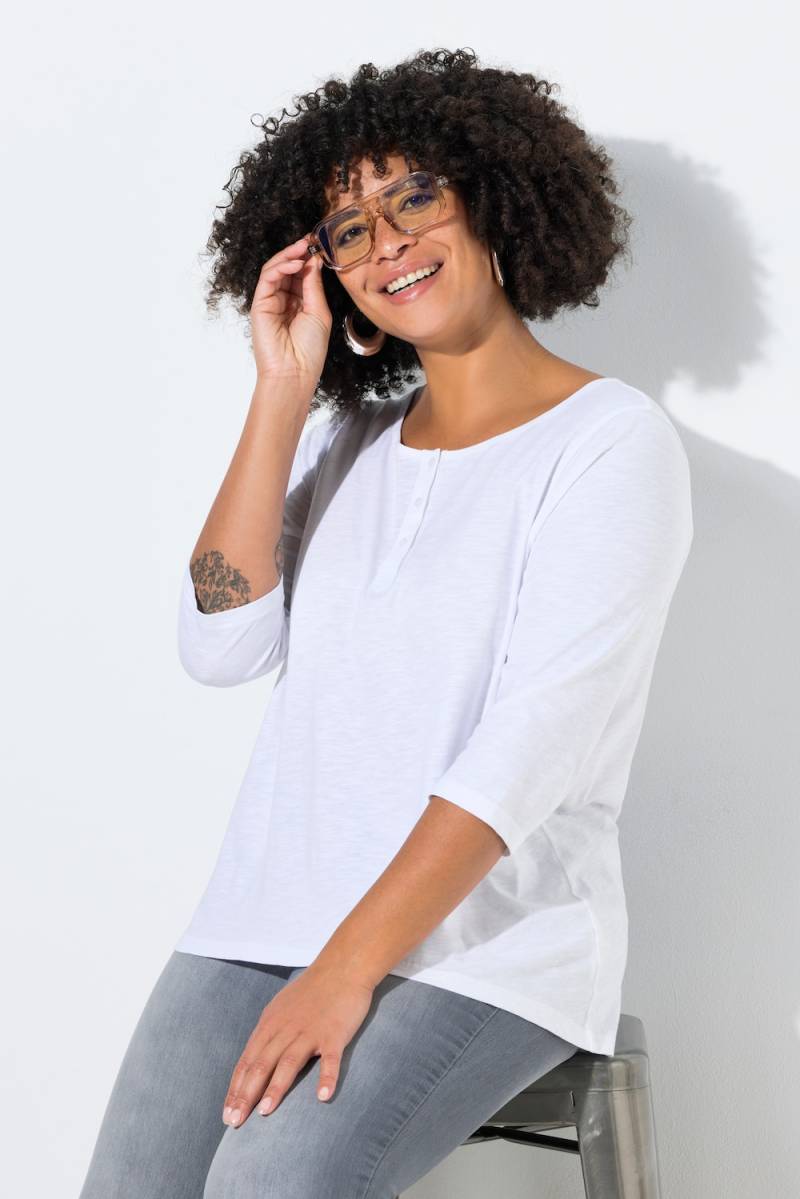 Große Größen T-Shirt, Damen, weiß, Größe: 42, Baumwolle, Angel of Style von Angel of Style