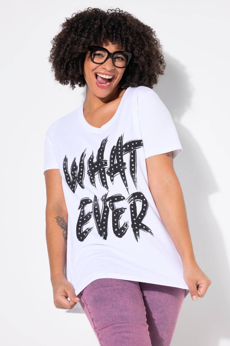 Große Größen T-Shirt, Damen, weiß, Größe: 50, Baumwolle, Angel of Style von Angel of Style