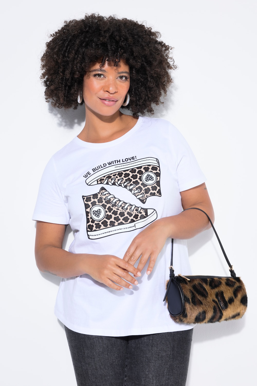 Große Größen T-Shirt, Damen, weiß, Größe: 60, Baumwolle, Angel of Style von Angel of Style