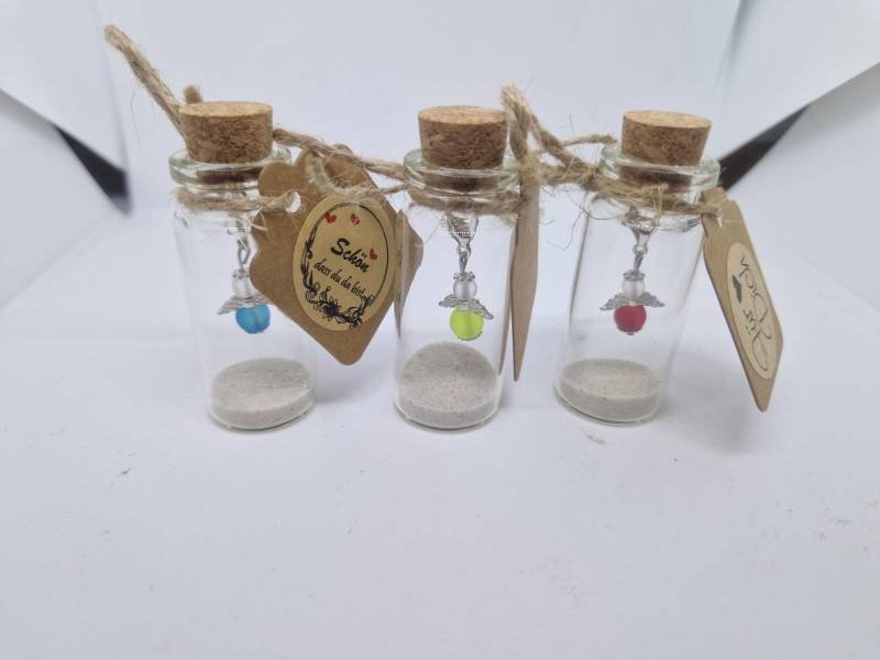 Perlenengel Im Glas, Schutzengel, Glücksbringer von Angel1991VonCaro