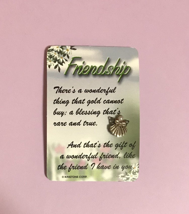 Freundschaft Engel Pin Und Gedicht Karten Set von AngelDesignsByDenise