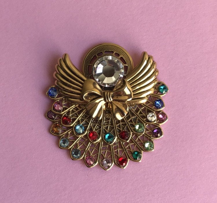 Geburtsstein Engel Pin | 22 Steine #212 Double von AngelDesignsByDenise