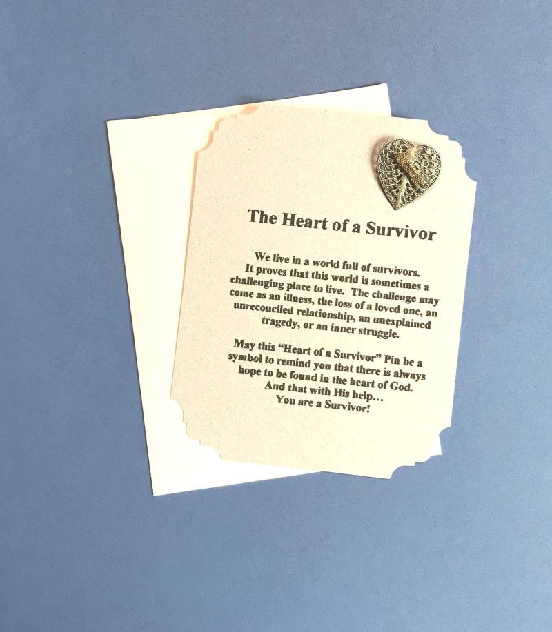 Herz Eines Überlebenden Gedicht & Pin Set von AngelDesignsByDenise