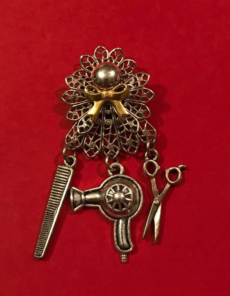 Kosmetik Engel Pin, Geschenk Für Friseurin, Hair Stylistin von AngelDesignsByDenise