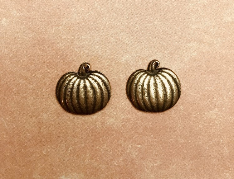 Kupfer Kürbis Ohrringe Kupfer Kürbis Ohrringe von AngelDesignsByDenise