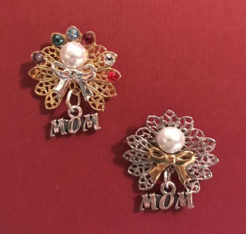 Mama Geburtsstein Engel Pin von AngelDesignsByDenise