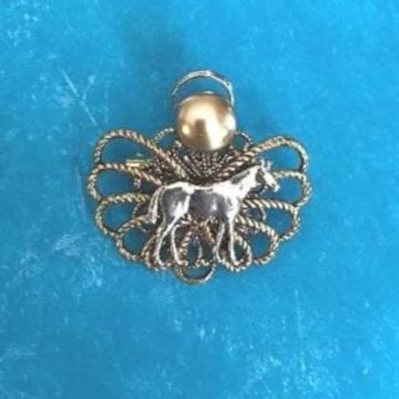 Pferd Engel Pin - Quarter Horse Pferdeschmuck von AngelDesignsByDenise