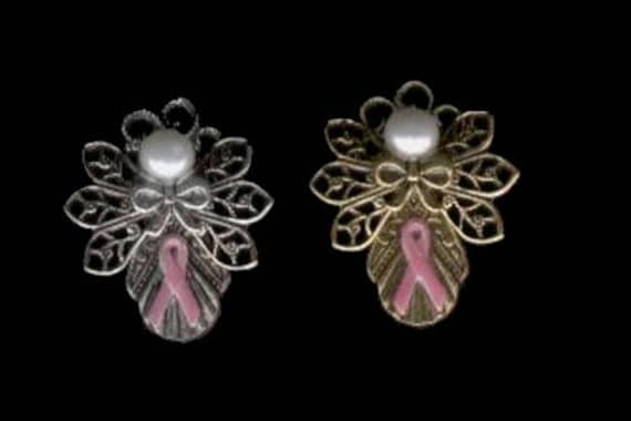 Pink Ribbon Engel Pin von AngelDesignsByDenise