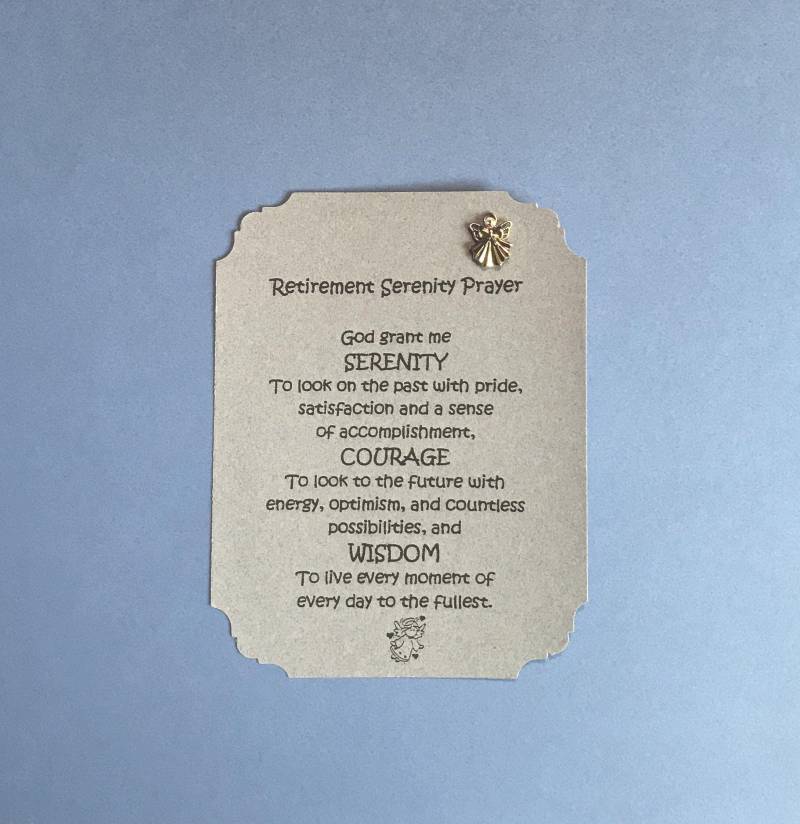 Ruhestand Serenity Gebet Guardian Angel Pin-Set von AngelDesignsByDenise