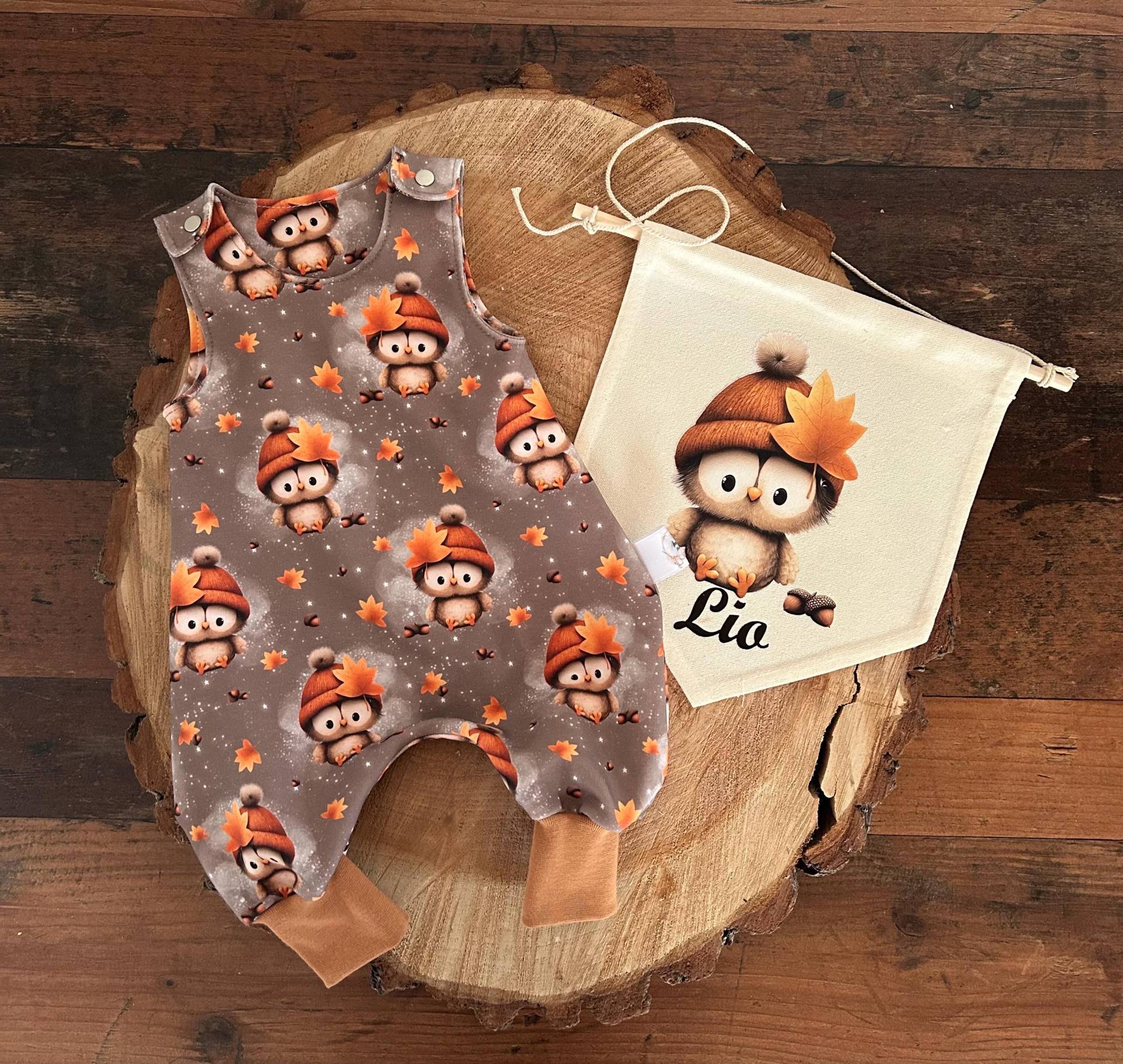 Baby Strampler Lio Zauberwald | Handmade Frühchen Neugeborene Kleidung Unisex Größen 44-80 Geschenk Zur Geburt von AngeleHandmadeShop