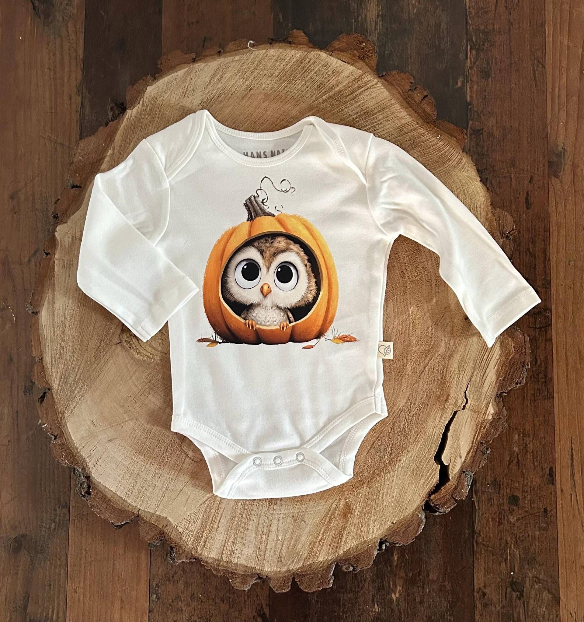 Babybody Frieda Kürbiseule 62/68 | Bio Baumwolle Sofortkauf Geschenk Geburt Taufe Zauberwald Kollektion Herbst Unisex Babybody Frieda Kürbiseule 62/68 | Bio Baumwolle Sofortkauf Geschenk Geburt Taufe Zauberwald Kollektion Herbst Unisex von AngeleHandmadeShop