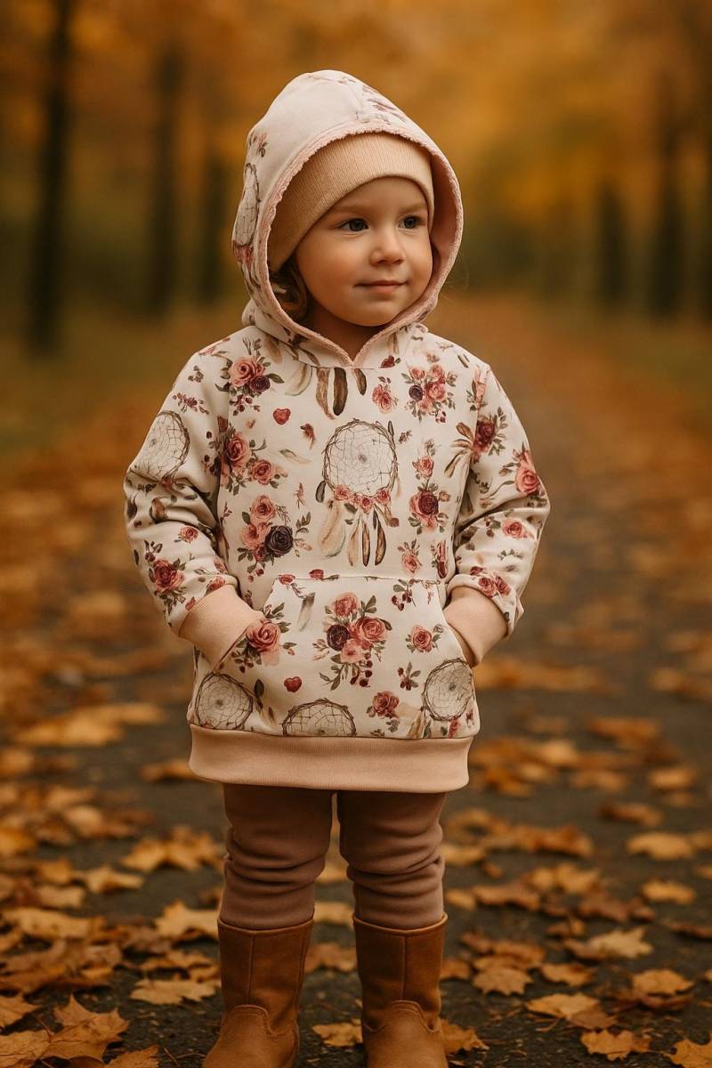 Gr.116 Mädcheb/Hoodie Mit Bauchtasche Spitze Mädchen Traumfänger Sofortkauf/Angele Handmade von AngeleHandmadeShop