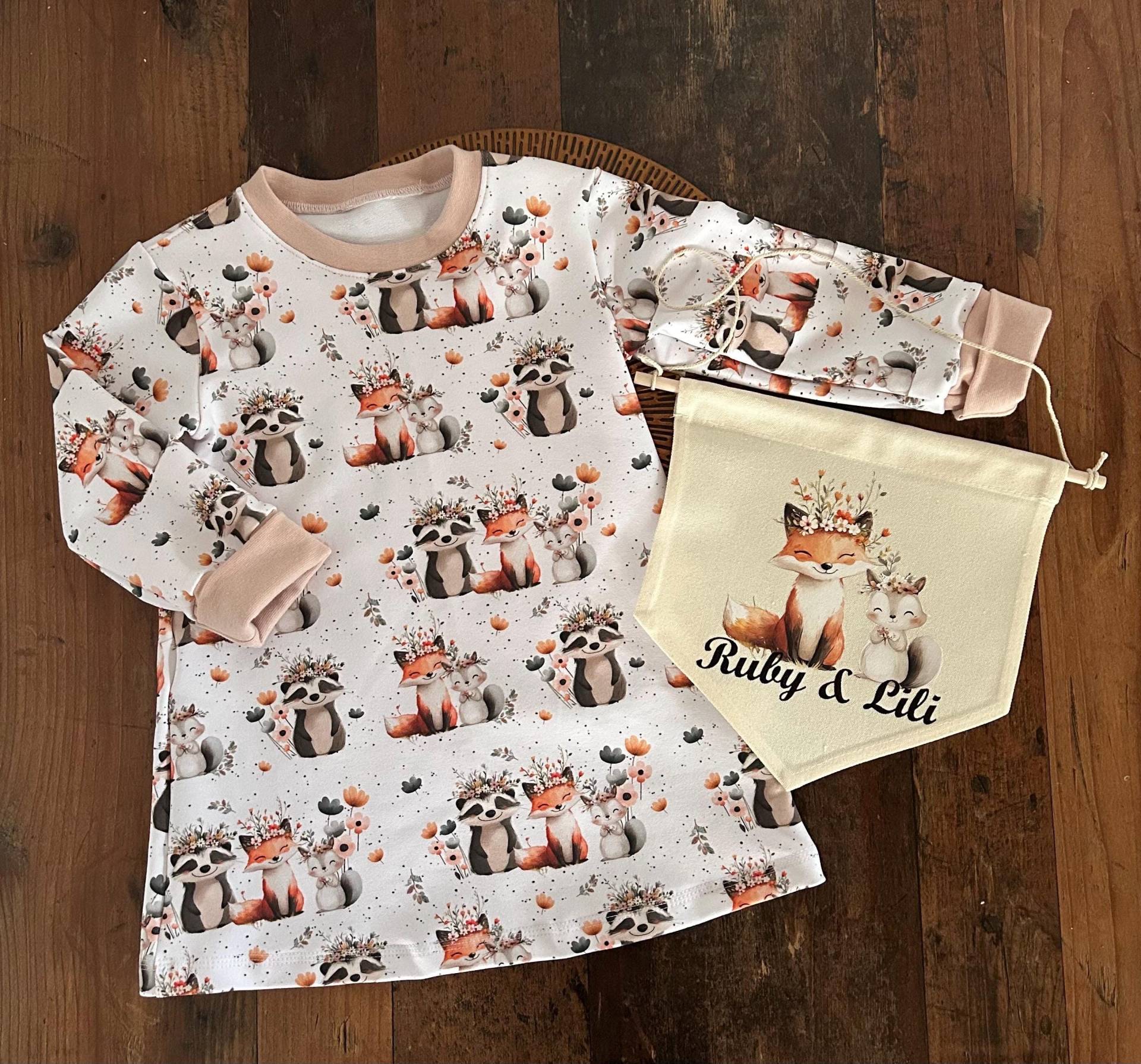 Ruby & Lily Kleid Größe 98 | Handgemachtes Kinderkleid Zauberwald-Kollektion Mädchen Frühling Herbst Sofortkauf Handmade von AngeleHandmadeShop