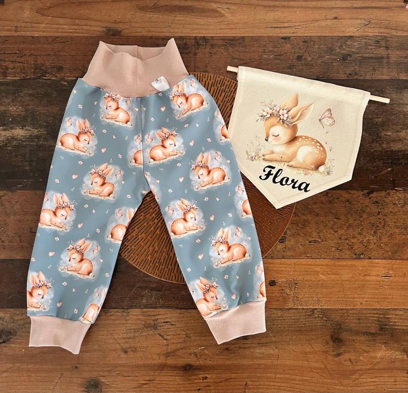 Softshellhose Größe 86 Zauberwald Mirra & Flora Handgenähte Outdoorhose Warme Mitwachshose Herbst Winter Hose Mädchen Handmade von AngeleHandmadeShop