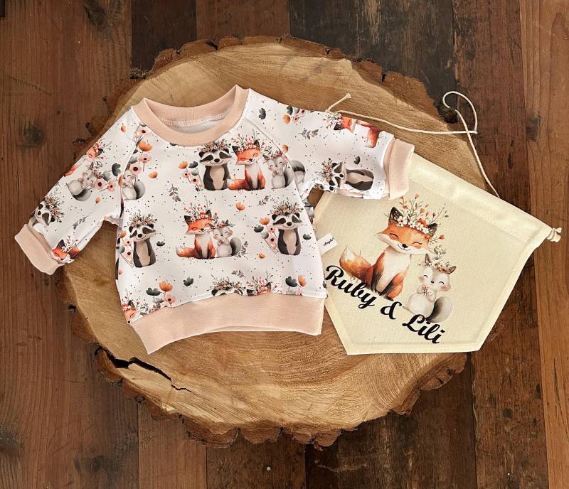 Zauberwald Sweater Baby & Kind 50-116 | Handmade Pullover Aus French Terry Ruby Lilly, Flora, Emil Uvm. Geschenk Weihnachten Angèle von AngeleHandmadeShop