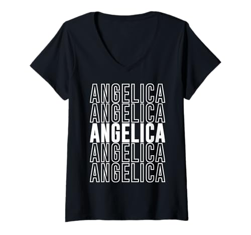 Damen Angelika T-Shirt mit V-Ausschnitt Damen Angelika T-Shirt mit V-Ausschnitt von Angelica Apparel