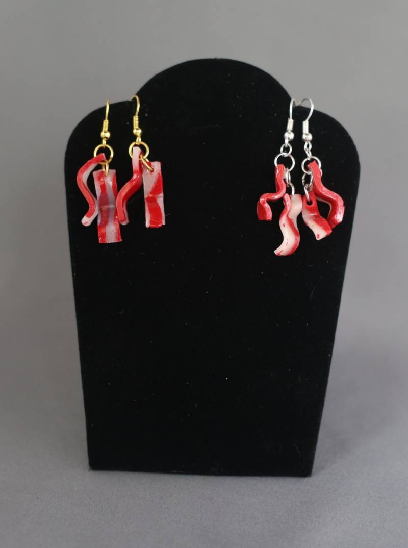 Speck Ohrringe Speck Ohrringe von AngelikaArtandCraft