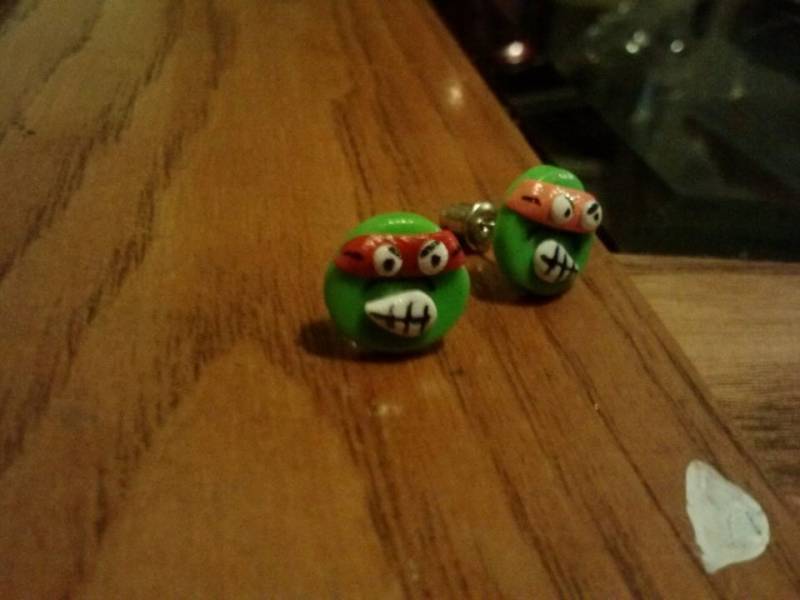 Tmnt-Ohrstecker von AngelikaArtandCraft