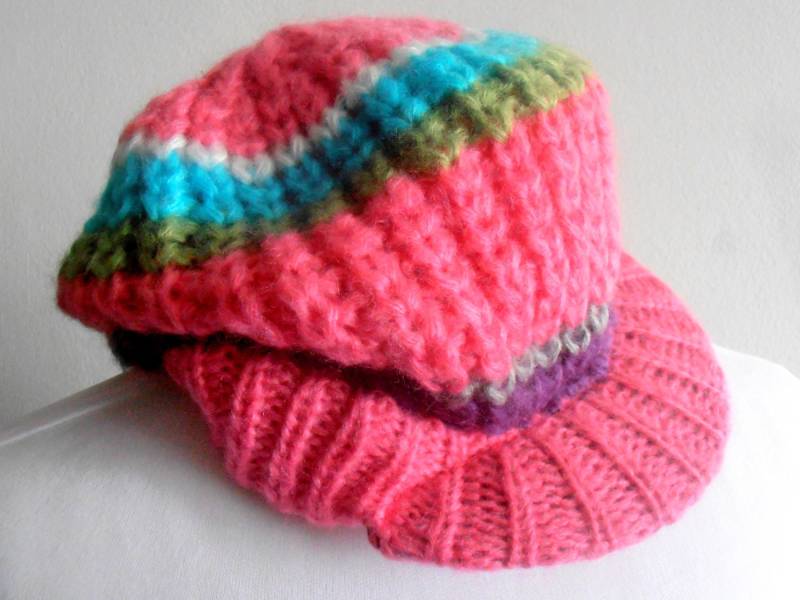 Schiebermütze Aus Merinowolle Kinder Wintermütze von AngelinaAccessories