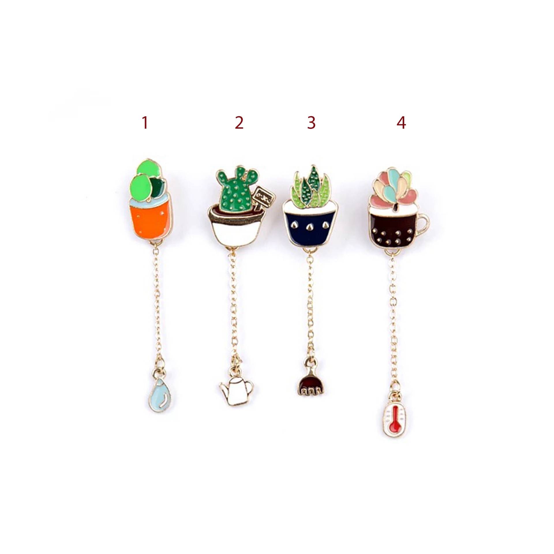 Süße Sukkulenten Emaille Pin - Kawaii Brosche Kaktus Mit Kette Pflanzenliebhaber Liebhaber Süße Sukkulenten Emaille Pin - Kawaii Brosche Kaktus Mit Kette Pflanzenliebhaber Liebhaber von Angellustration
