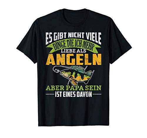 Herren Angeln Angler Fisch lustiger Spruch Vater Papa T-Shirt von Angeln Angler Fisch Teich See Hobby