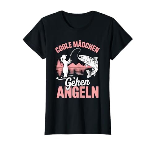 Coole Mädchen Gehen Angeln Fisch T-Shirt Coole Mädchen Gehen Angeln Fisch T-Shirt von Angeln Fisch Fangen Angler