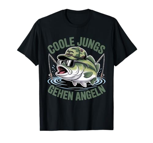 Coole Jungs Gehen Angeln T-Shirt Coole Jungs Gehen Angeln T-Shirt von Angeln Fischen Angler