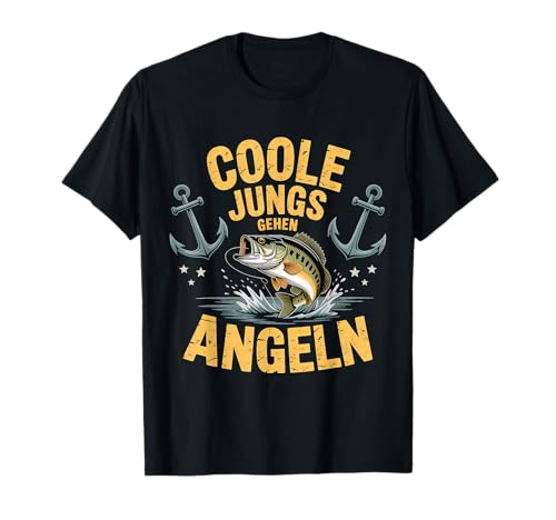 Coole Jungs Gehen Angeln T-Shirt Coole Jungs Gehen Angeln T-Shirt von Angeln Fischen Angler