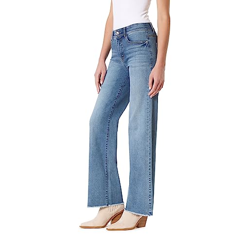 Angels Forever Young Damen 360 Sculpt Mid-Rise Wide Leg Jeans, Bedford, 48 von Angels Forever Young