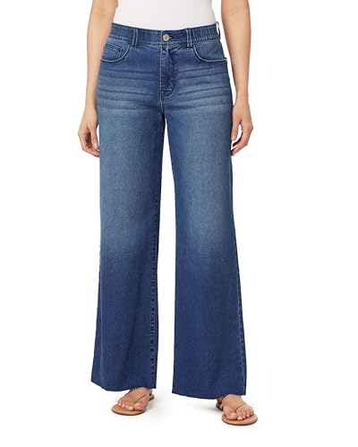 Angels Forever Young Damen 360 Sculpt Mid-Rise Wide Leg Jeans, Orchard, 42 von Angels Forever Young