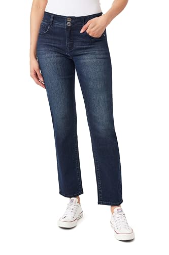 Angels Forever Young Damen Curvy Straight Mid-Rise Jeans, Amaryllis, 42 von Angels Forever Young