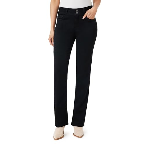 Angels Forever Young Damen Everflex Curvy Bootcut Mid-Rise Bling (Available in Plus Size) Jeans, Schwarz, 50 Mehr von Angels Forever Young