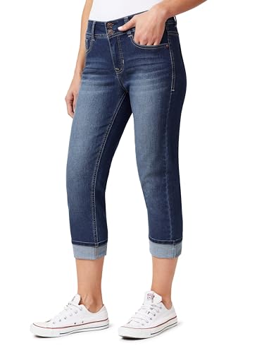 Angels Forever Young Damen Everflex Curvy Skinny Bling 23.5" Crop Jeans, Panama, 42 von Angels Forever Young