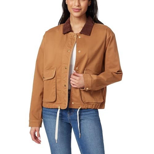 Angels Forever Young Damen Everflex Relaxed Stretch Canvas Barn Jacket Freizeitjacke, Teakholz, M von Angels Forever Young