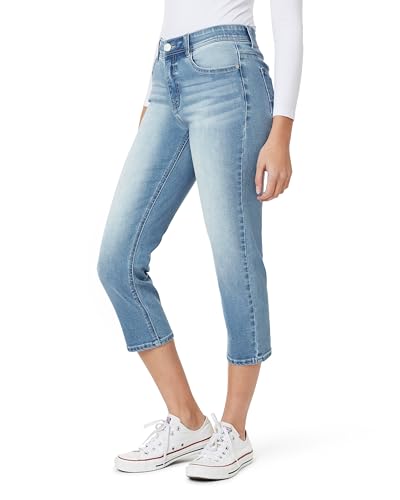 Angels Forever Young Damen Everluxe Sculpt Straight 23.5" Crop Jeans, Ellaville, 42 von Angels Forever Young